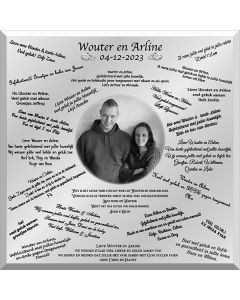 Mirror of Moments - Handwritten Wedding Guestbook in Mirror