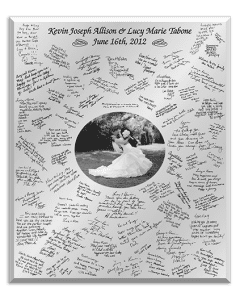 Mirror of Moments - Handwritten Wedding Guestbook in Mirror