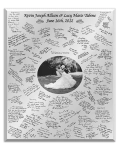Mirror of Moments - Handwritten Wedding Guestbook in Mirror