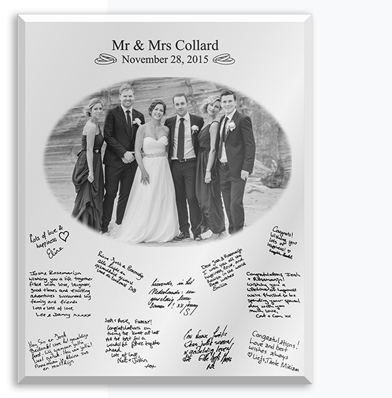 Wedding Guest Book Alternative - Mirror of Moments