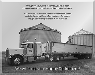 co-worker - Retiring Truck Driver