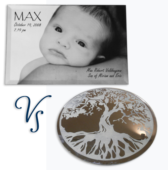 LaserEngraved versus Etched mirrors Which is Better?