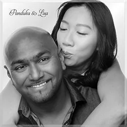 Poto on mirror - 24-inches square laser etched mirror